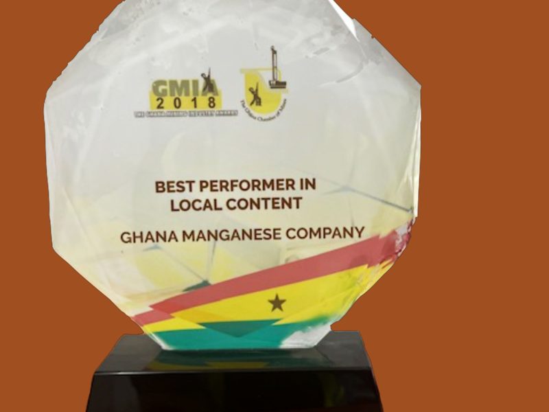 GMIA- BEST PERFORMER IN LOCAL CONTENT
